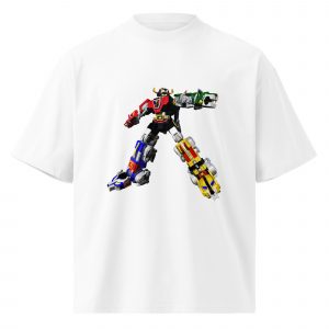 Unisex organic oversized high neck t-shirt