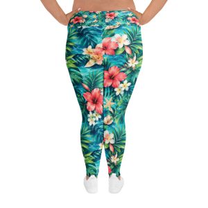 Bahamas All-Over Print Plus Size Leggings